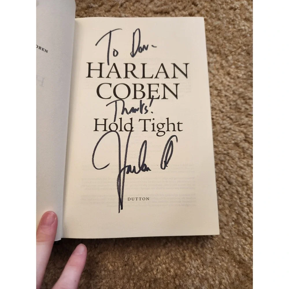 Hold‎ Tight by Harlan Coben 2008, Hardcover Signed Autographed